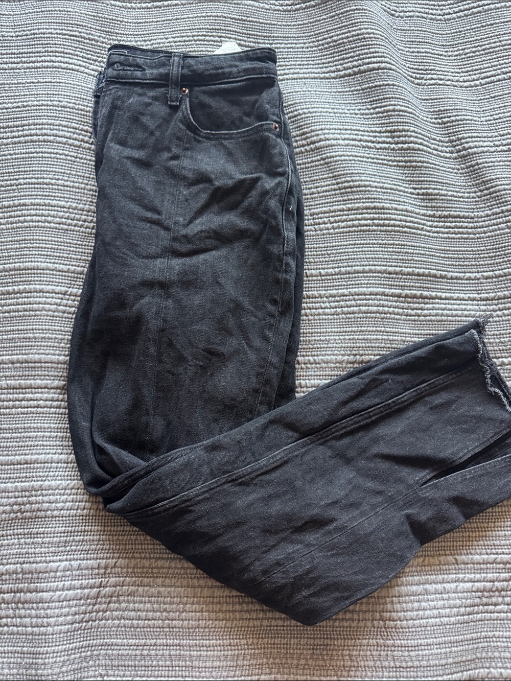 Abercrombie & Fitch Black Simone High-Rise Slim Jeans